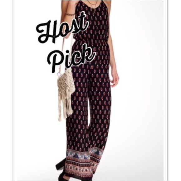 Blu Pepper Other - Pepper Patterned Jumpsuit